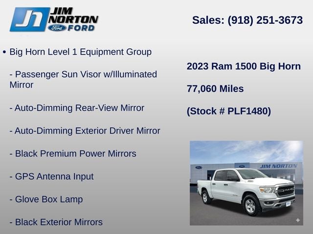 2023 RAM 1500 Big Horn/Lone Star