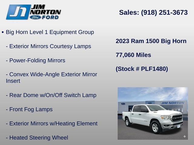 2023 RAM 1500 Big Horn/Lone Star