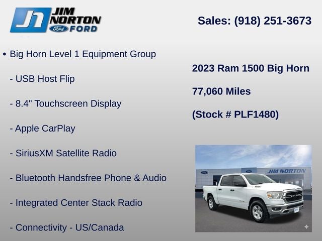 2023 RAM 1500 Big Horn/Lone Star