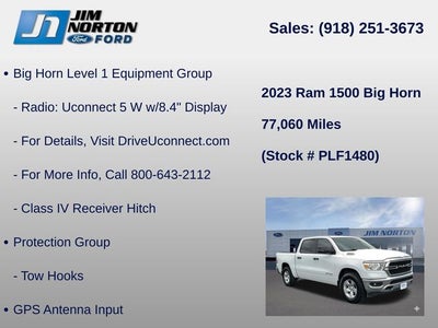 2023 RAM 1500 Big Horn/Lone Star