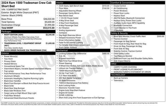2024 RAM 1500 Tradesman