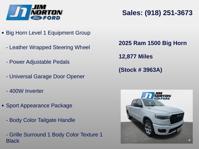 2025 RAM 1500 Big Horn/Lone Star