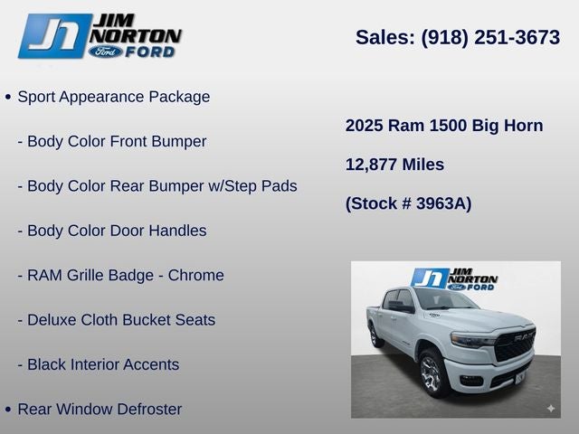 2025 RAM 1500 Big Horn/Lone Star