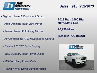 2019 RAM 1500 Big Horn/Lone Star