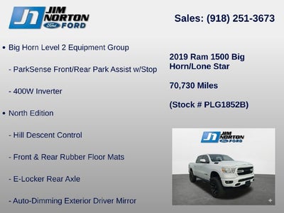 2019 RAM 1500 Big Horn/Lone Star
