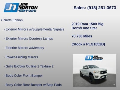 2019 RAM 1500 Big Horn/Lone Star