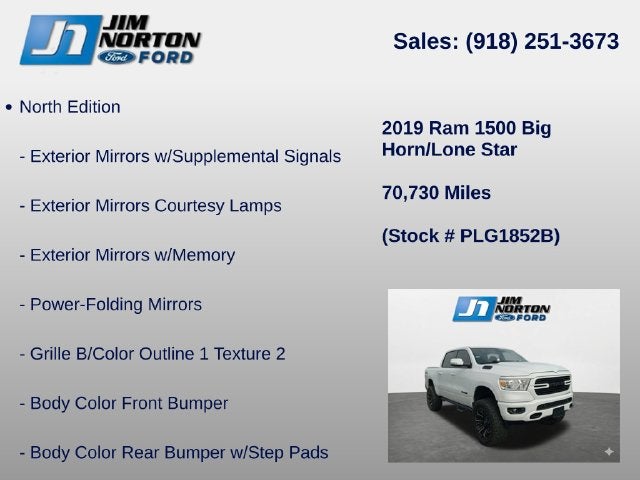 2019 RAM 1500 Big Horn/Lone Star