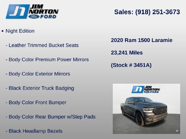 2020 RAM 1500 Laramie