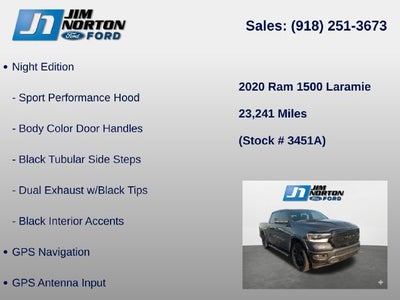 2020 RAM 1500 Laramie