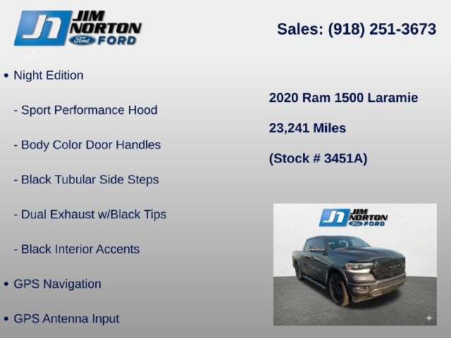 2020 RAM 1500 Laramie