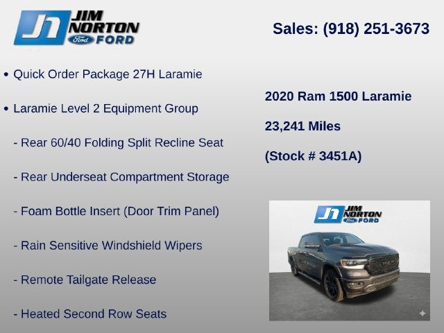 2020 RAM 1500 Laramie