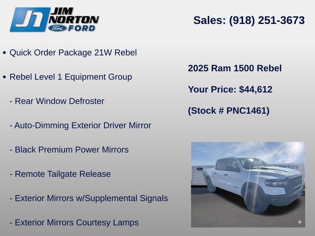 2025 RAM 1500 Rebel