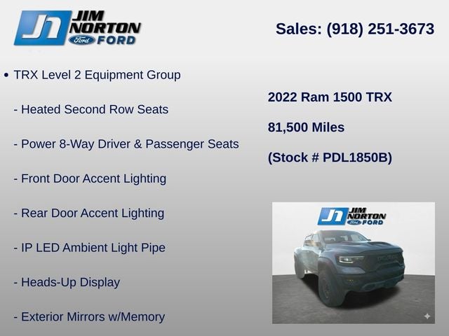 2022 RAM 1500 TRX
