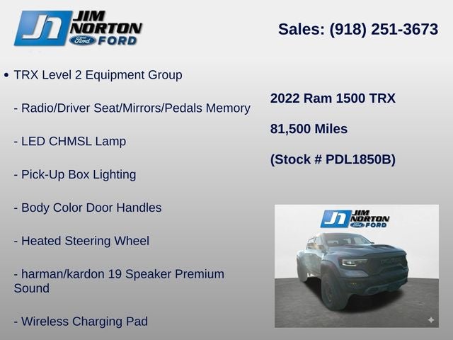 2022 RAM 1500 TRX