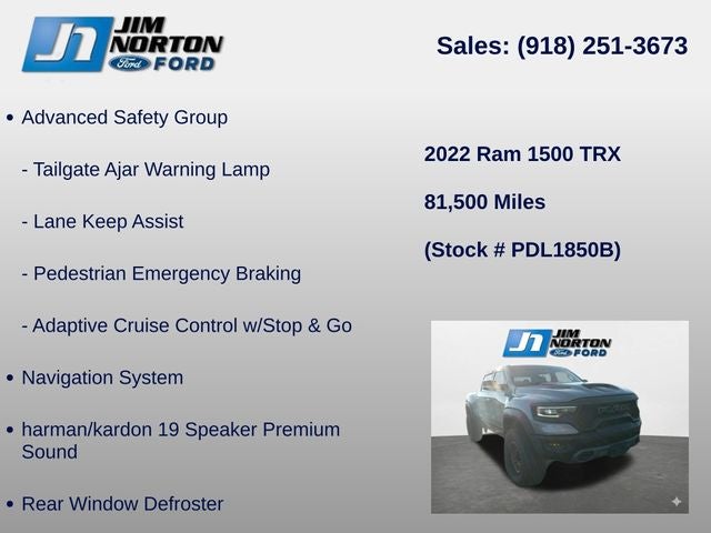 2022 RAM 1500 TRX