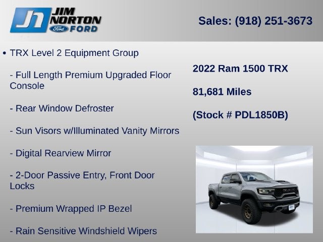 2022 RAM 1500 TRX