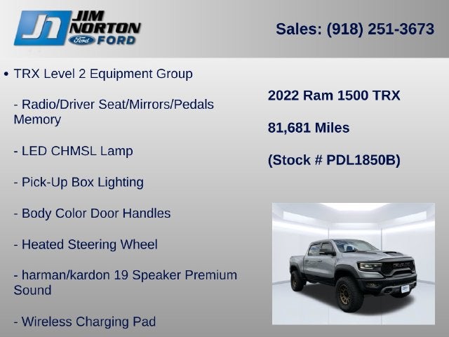 2022 RAM 1500 TRX