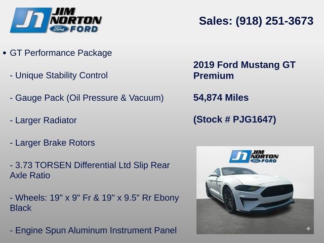 2019 Ford Mustang GT Premium