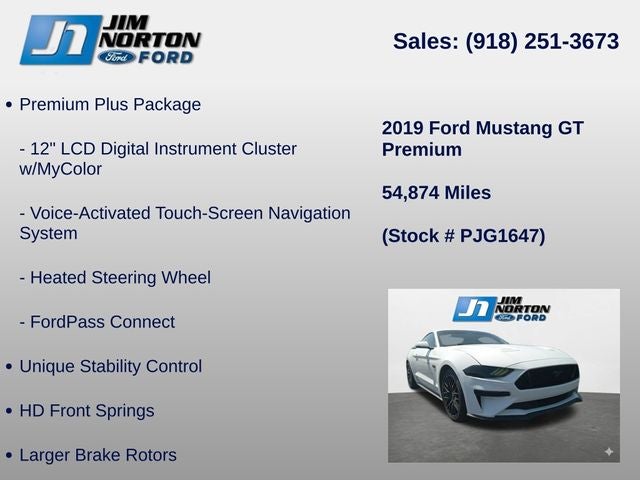 2019 Ford Mustang GT Premium