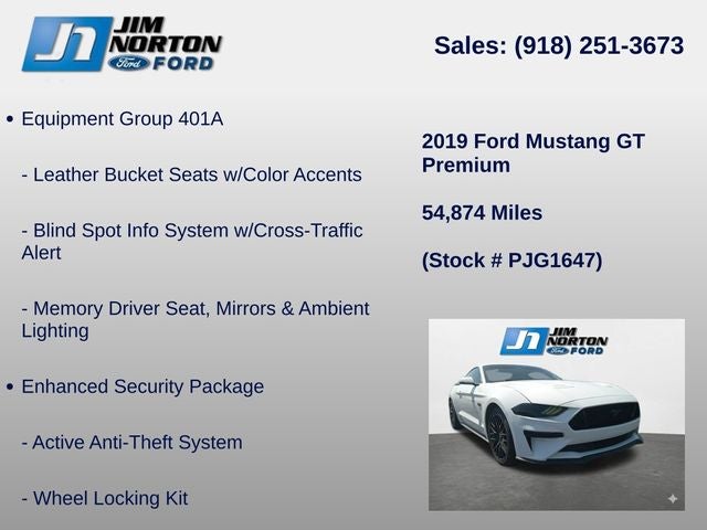 2019 Ford Mustang GT Premium