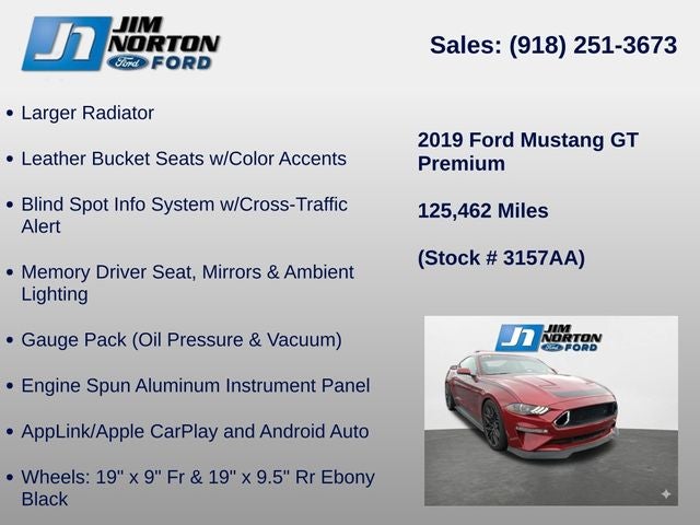 2019 Ford Mustang GT Premium