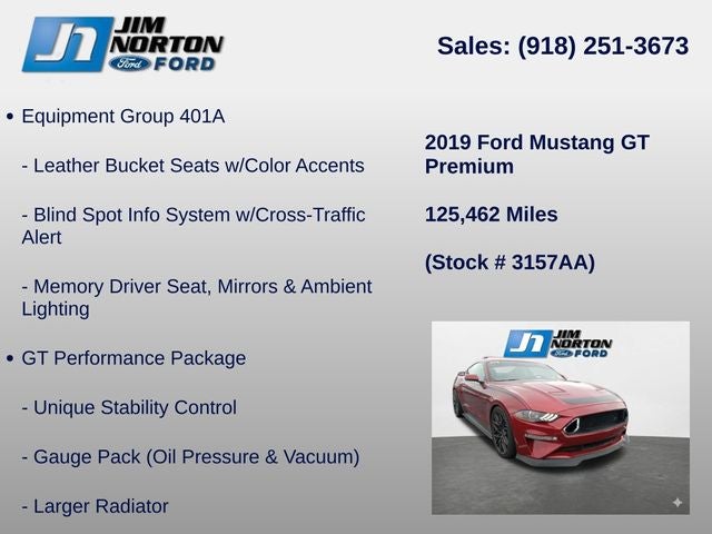 2019 Ford Mustang GT Premium