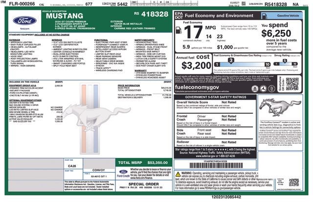 2024 Ford Mustang GT Premium