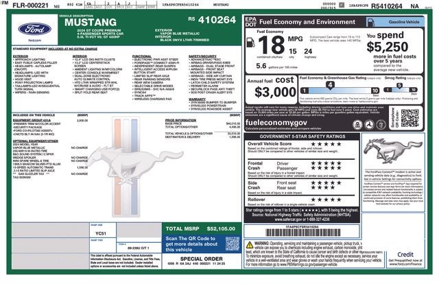 2024 Ford Mustang GT Premium
