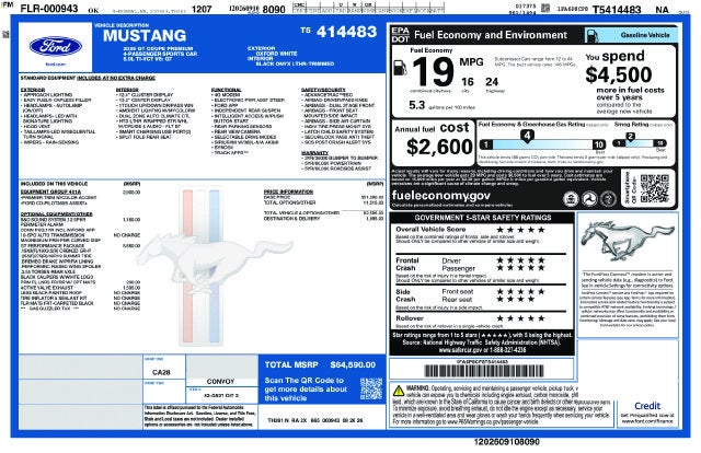 2026 Ford Mustang GT Premium