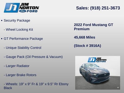 2022 Ford Mustang GT Premium