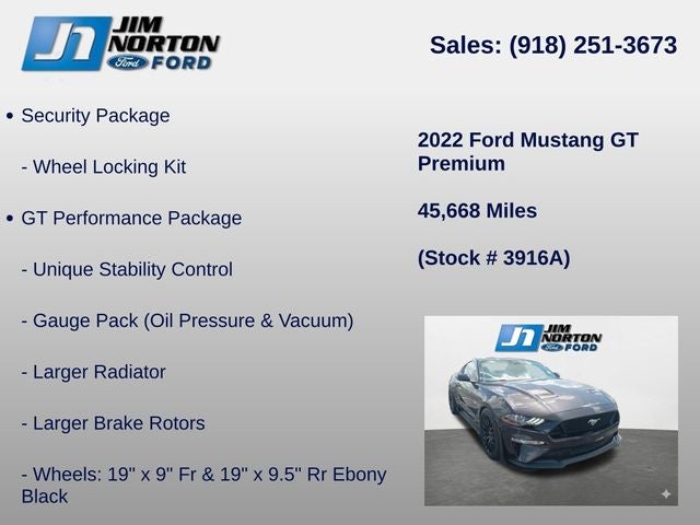 2022 Ford Mustang GT Premium