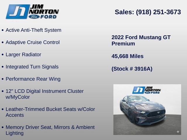 2022 Ford Mustang GT Premium