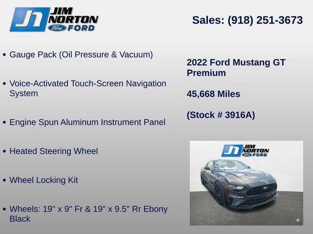 2022 Ford Mustang GT Premium