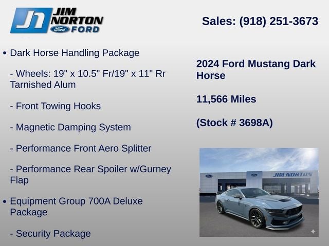 2024 Ford Mustang Dark Horse