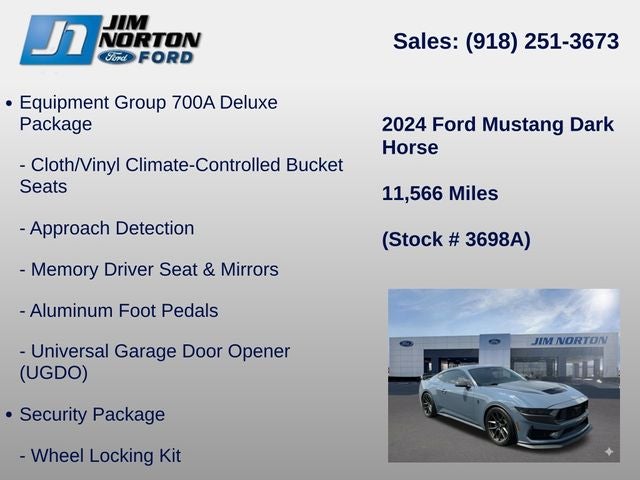 2024 Ford Mustang Dark Horse