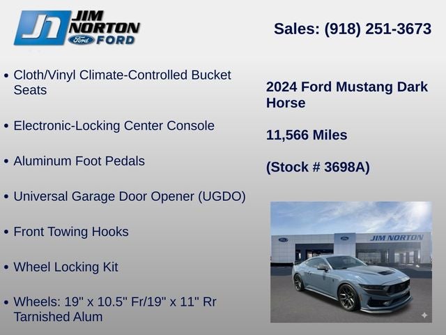 2024 Ford Mustang Dark Horse