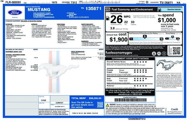 2026 Ford Mustang EcoBoost