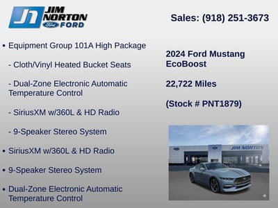 2024 Ford Mustang EcoBoost