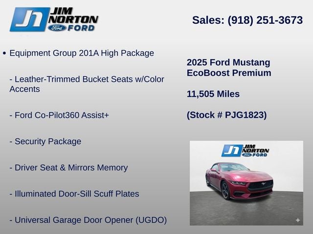 2025 Ford Mustang EcoBoost Premium