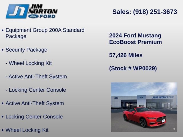 2024 Ford Mustang EcoBoost Premium