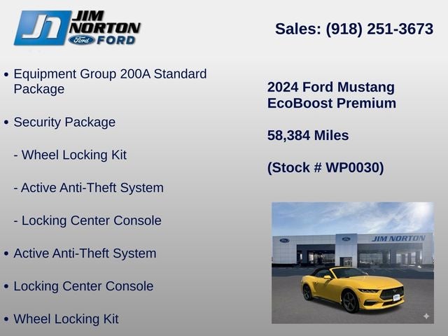 2024 Ford Mustang EcoBoost Premium