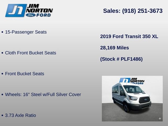 2019 Ford Transit-350 XL