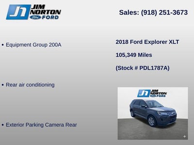 2018 Ford Explorer XLT