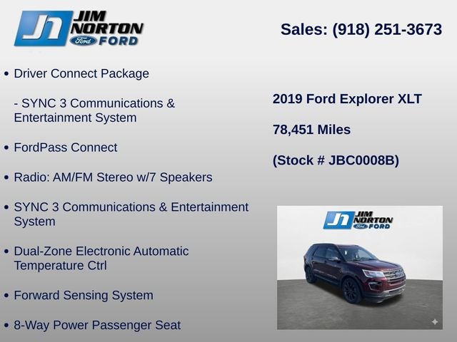 2019 Ford Explorer XLT