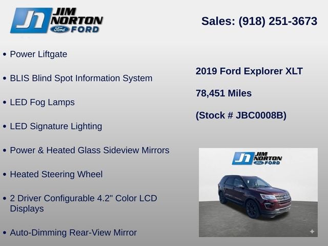 2019 Ford Explorer XLT