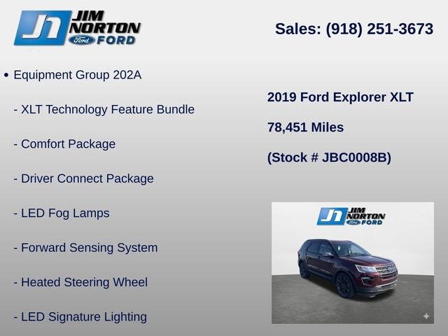 2019 Ford Explorer XLT