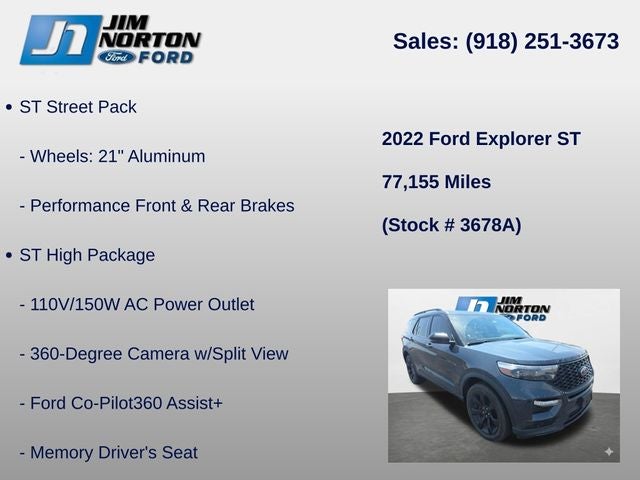 2022 Ford Explorer ST