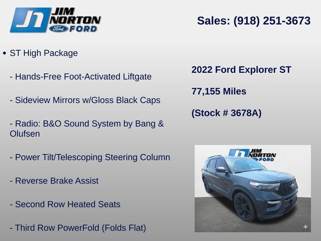 2022 Ford Explorer ST