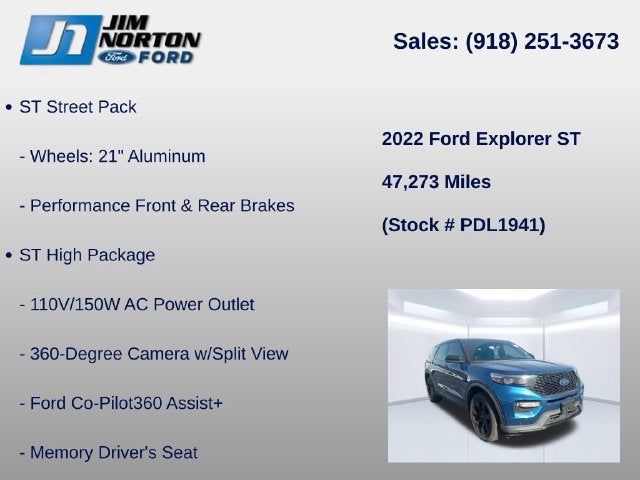 2022 Ford Explorer ST