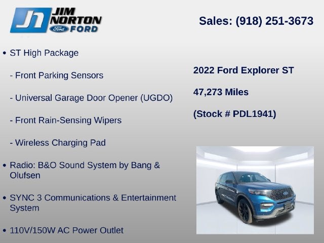 2022 Ford Explorer ST